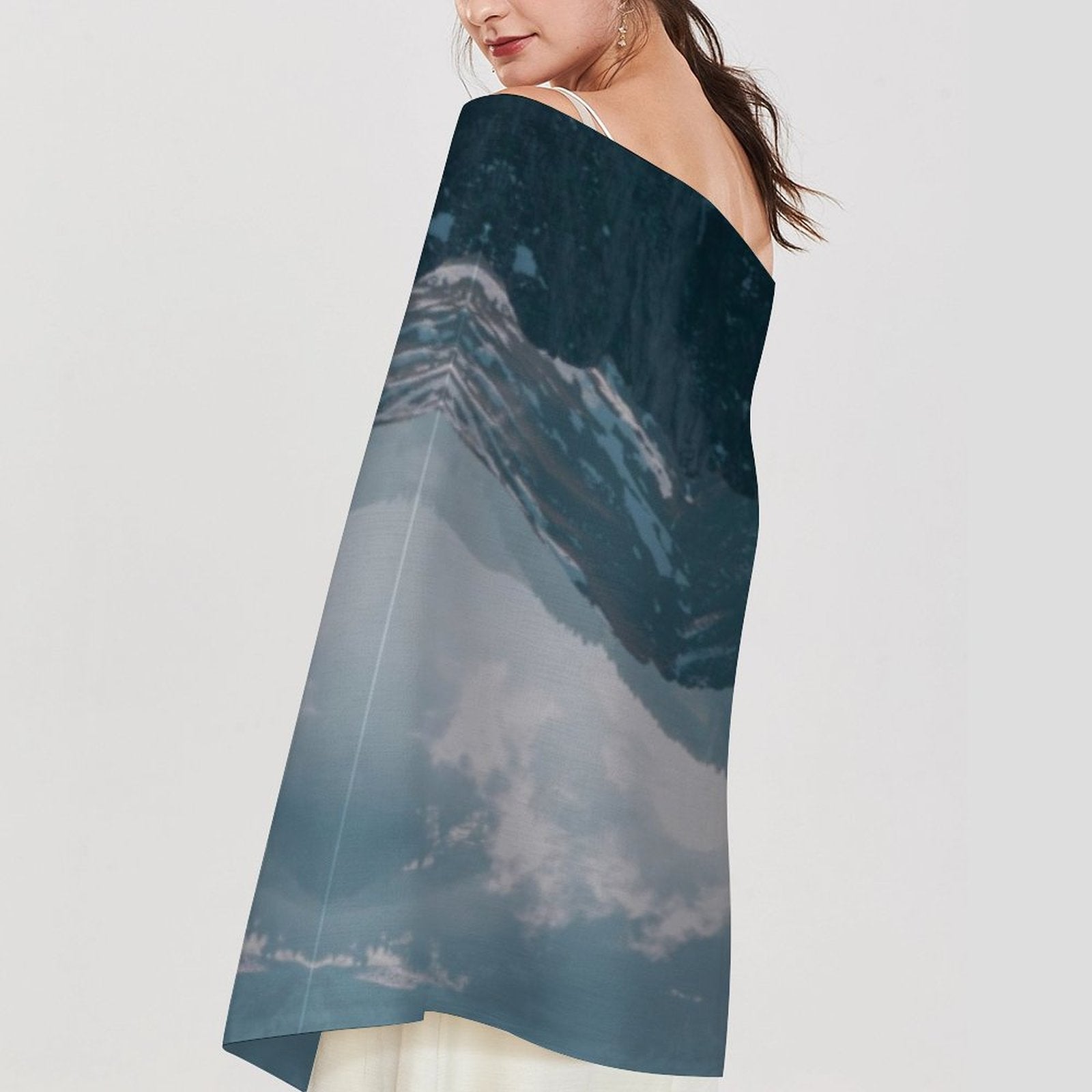 Mountain Vista Tassel Scarf - From Back Alley