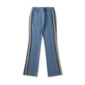 Flare Leg Track Pant With Side Seam Tape Detail