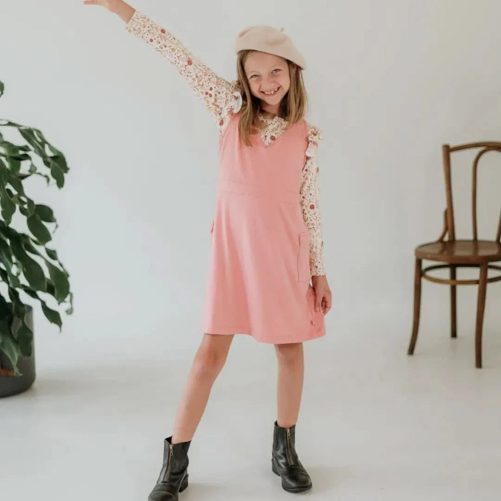Baby Bamboo Ruffle Shoulder Long Sleeve Shirt | Meadow Muse