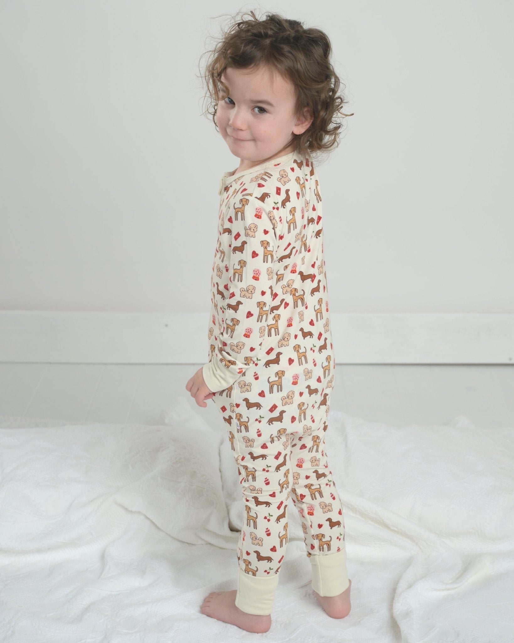 Puppy Love Bamboo Romper