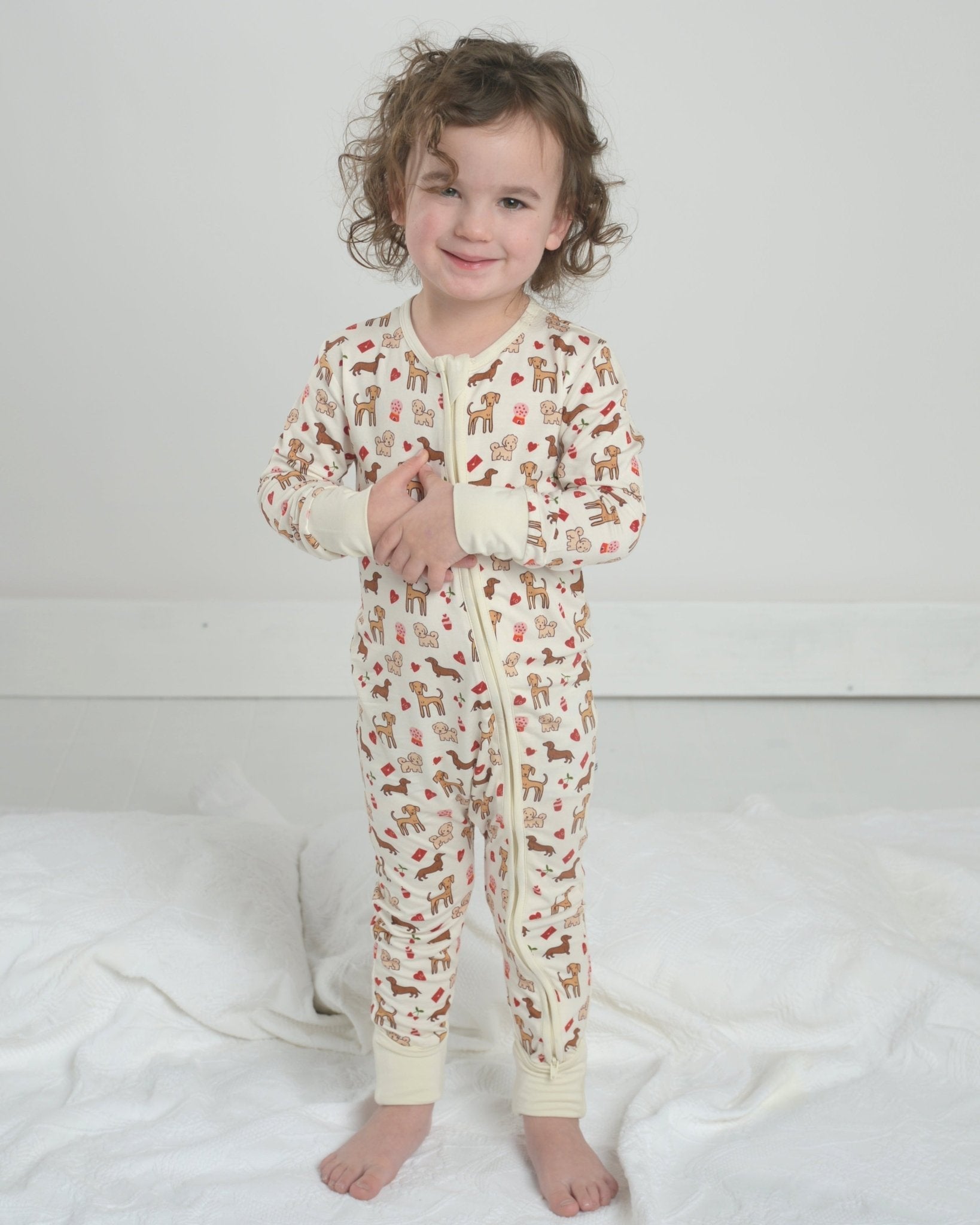 Puppy Love Bamboo Romper