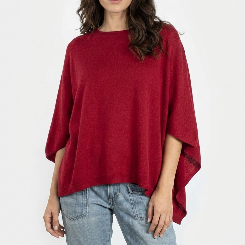 ROUND NECK PONCHO
