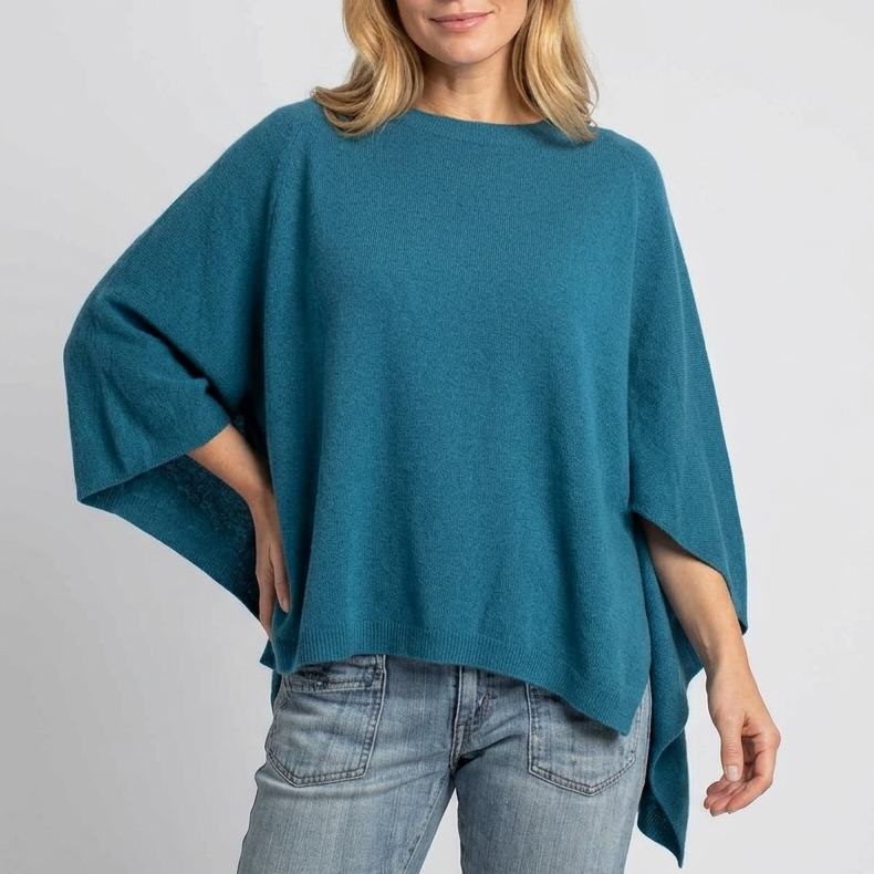 ROUND NECK PONCHO