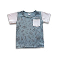 Baby/Kids' Bamboo Pocket T-Shirt | Market Veggies Cream
