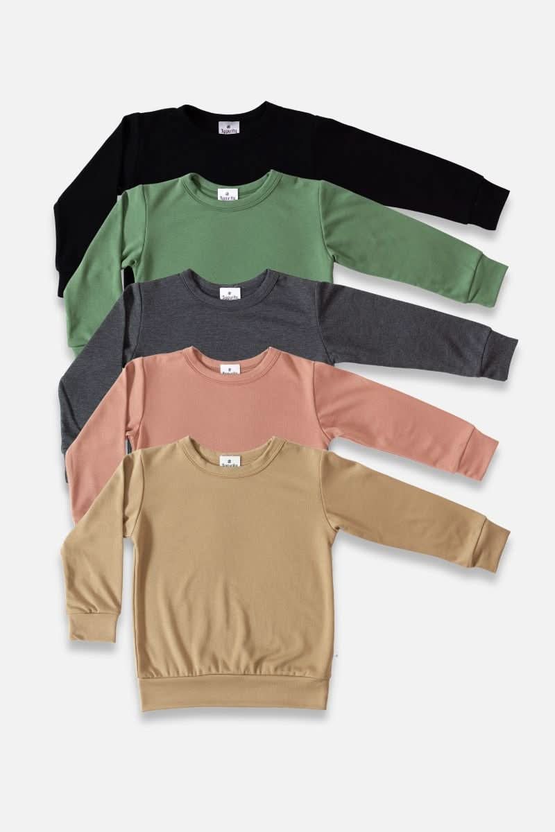 Baby Bamboo Pullover | Terracotta