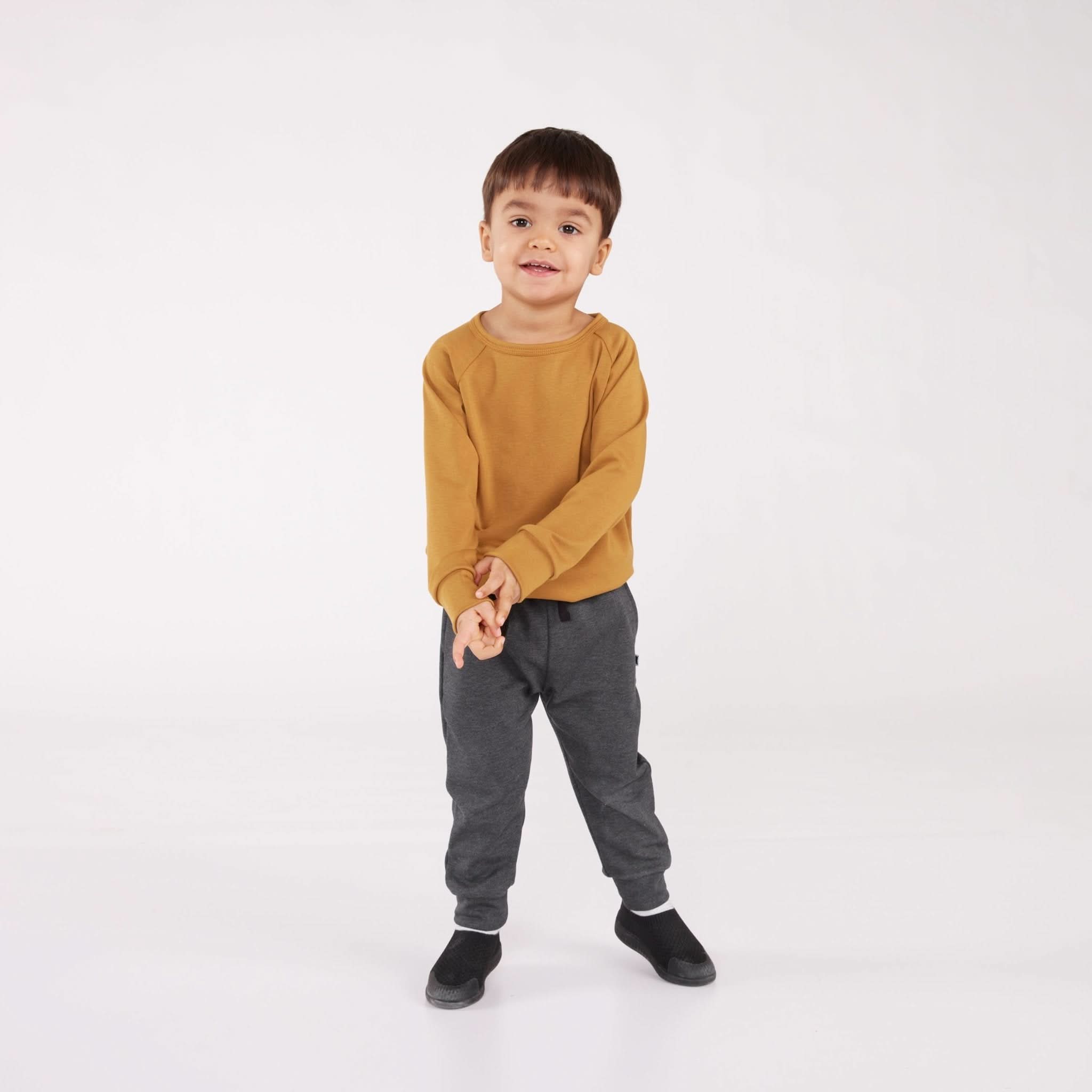 Baby/Kids' Lightweight Bamboo Joggers | Black