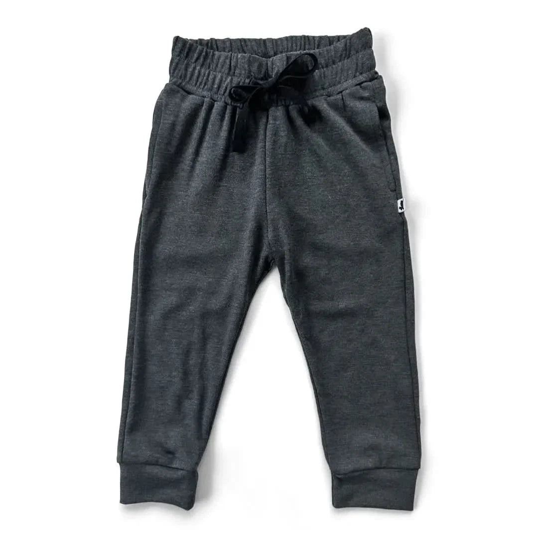 Baby/Kids' Lightweight Bamboo Joggers | Black