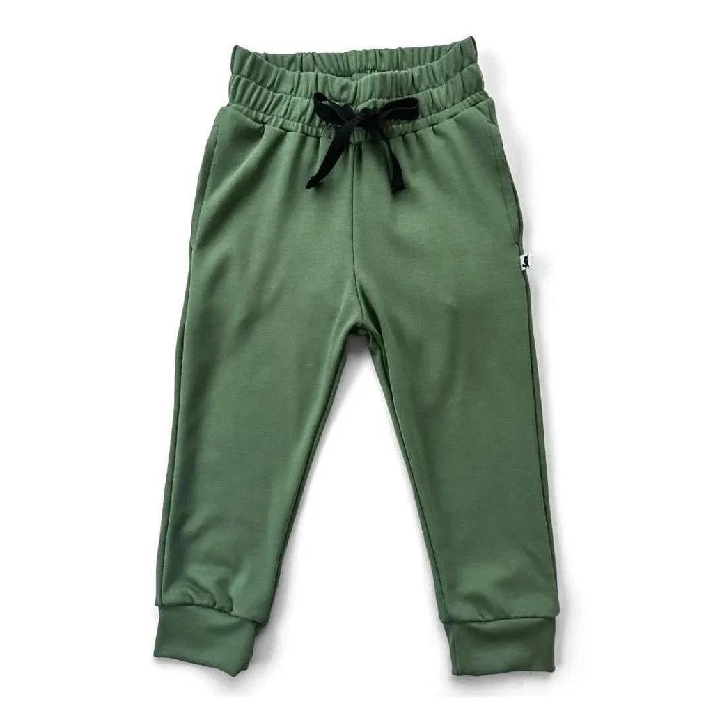 Baby/Kids' Lightweight Bamboo Joggers | Leaf Green