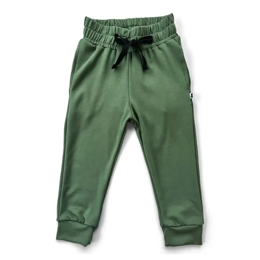 Baby/Kids' Lightweight Bamboo Joggers | Leaf Green