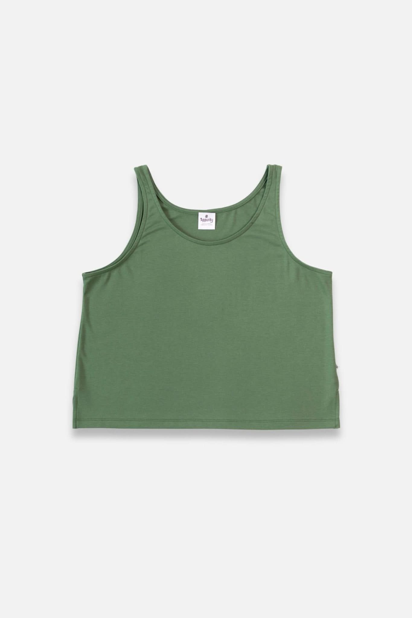 Ladies' Bamboo Cropped Tank | Papaya