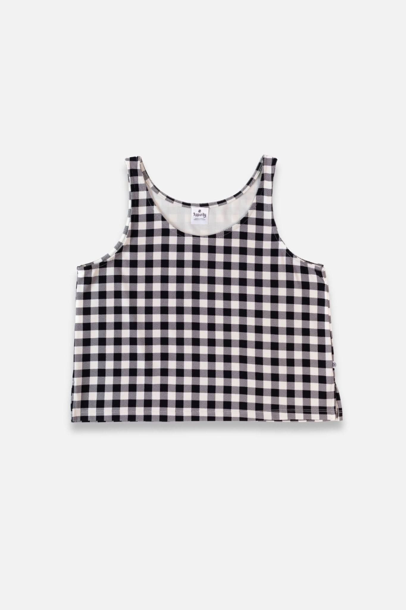 Ladies' Bamboo Cropped Tank | Papaya