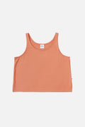 Ladies' Bamboo Cropped Tank | Papaya