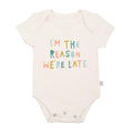 graphic bodysuit | reason we are late