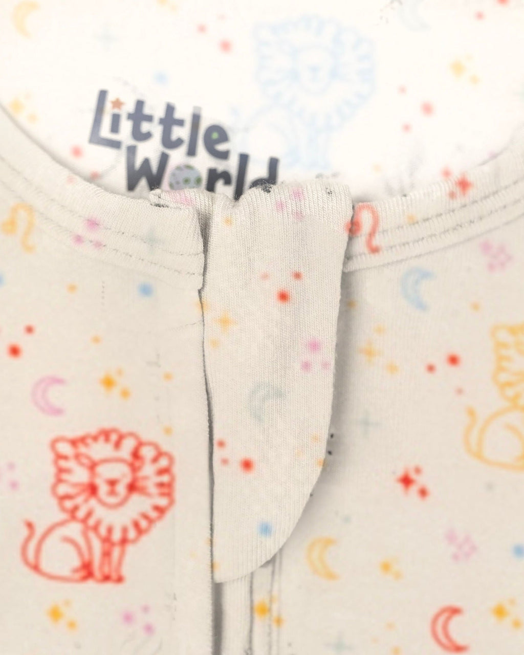 Leo Bamboo Zipper Footie