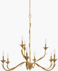 Tan Rustic Chandelier for dining or living rooms