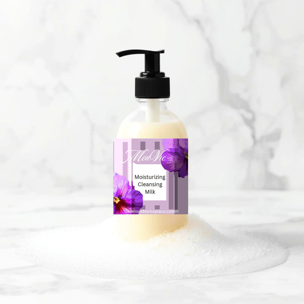 MonVie Moisturizing Cleansing Milk - All Natural with Aloe Vera and Plant Extracts 100 ML