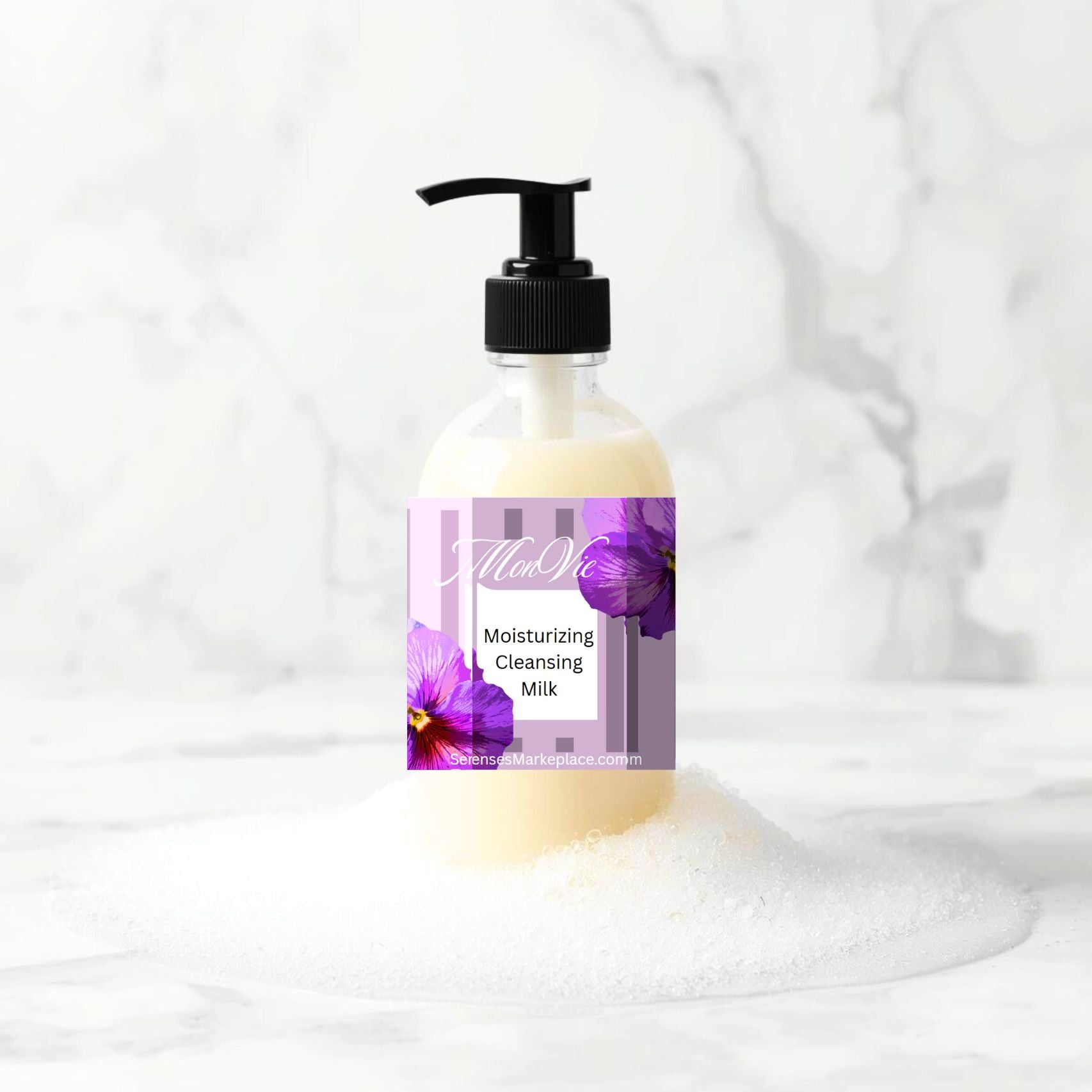 MonVie Moisturizing Cleansing Milk - All Natural with Aloe Vera and Plant Extracts 100 ML