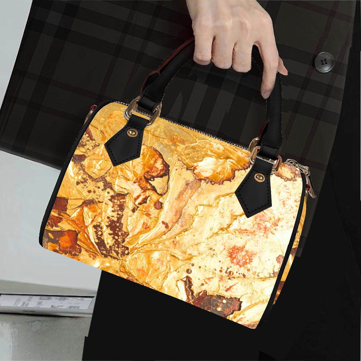 LIquid Gold Barrell Bag