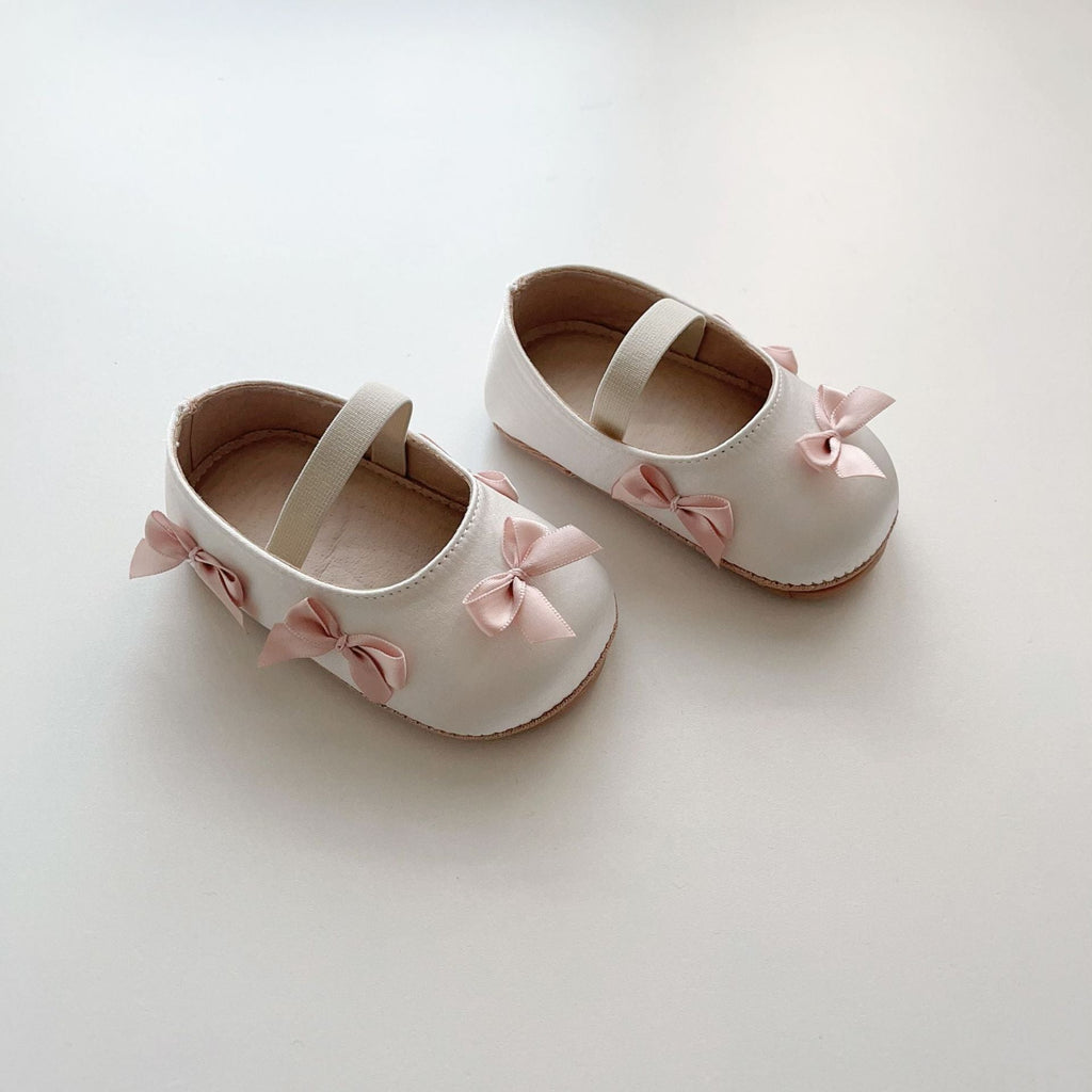MyKids-USA® Baby Girl Fashion Butterfly-bow Pattern Toddler Soft-Sole Anti-slip Walking Shoes