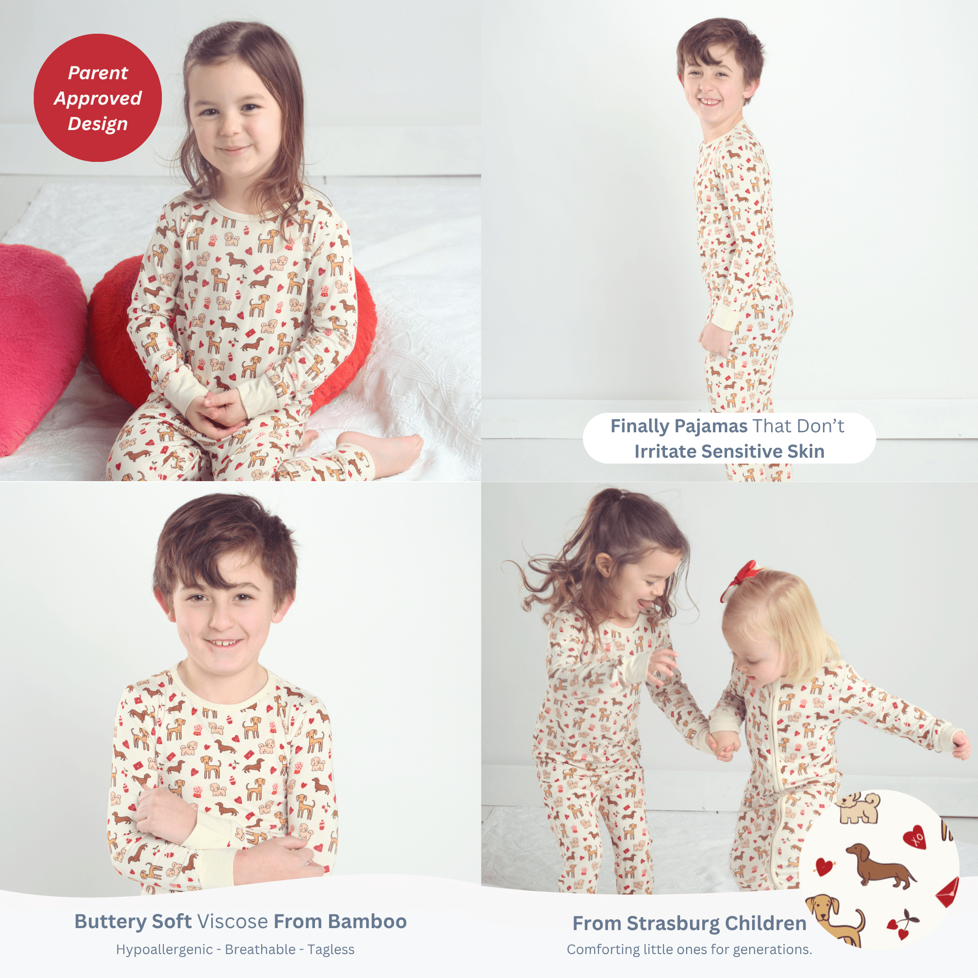 Puppy Print Pajamas