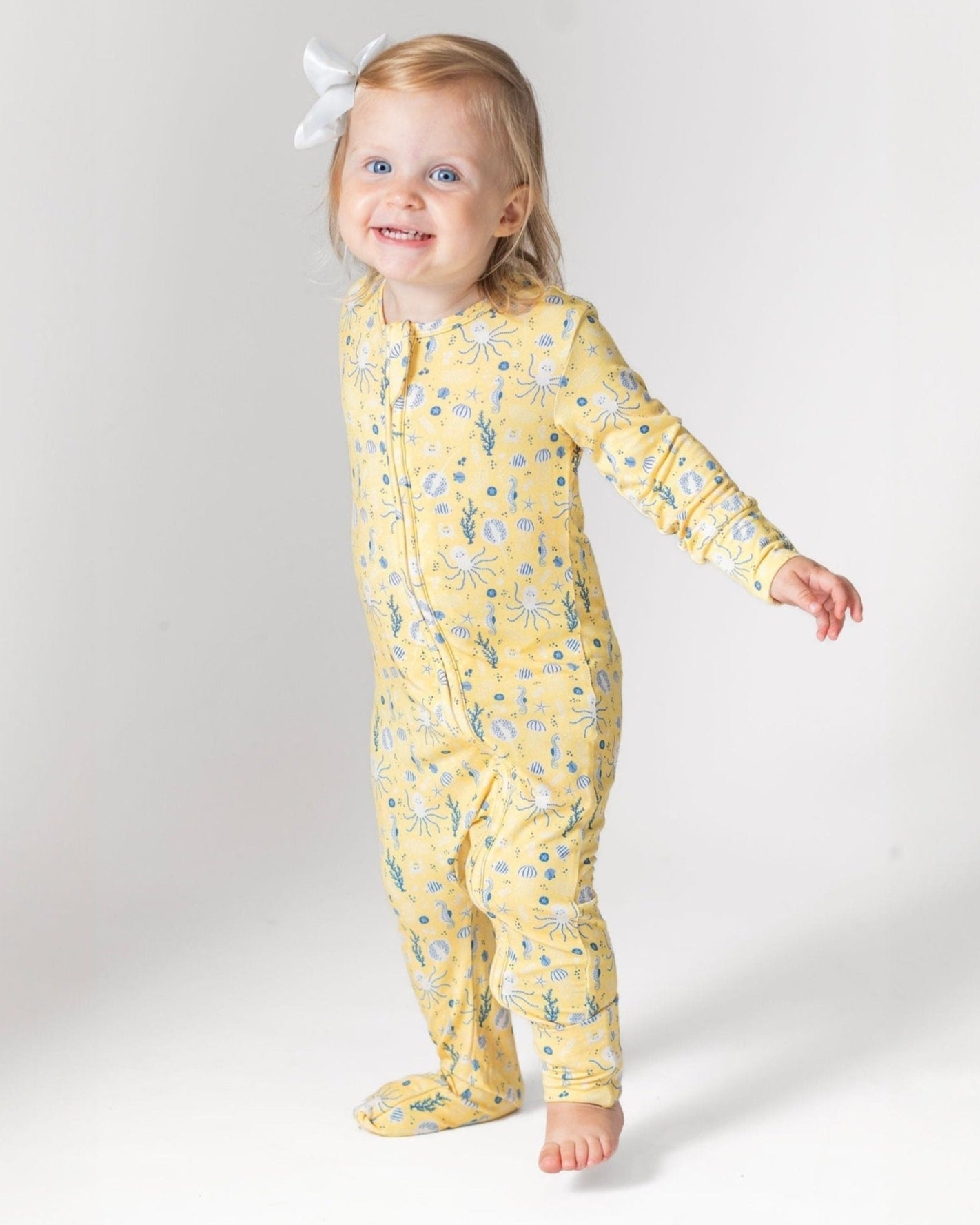 Sea Creatures Bamboo Romper