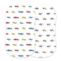 Vintage Muscle Cars and Vintage Motorcycles Bamboo Changing Pad Cover/Bassinet Sheets