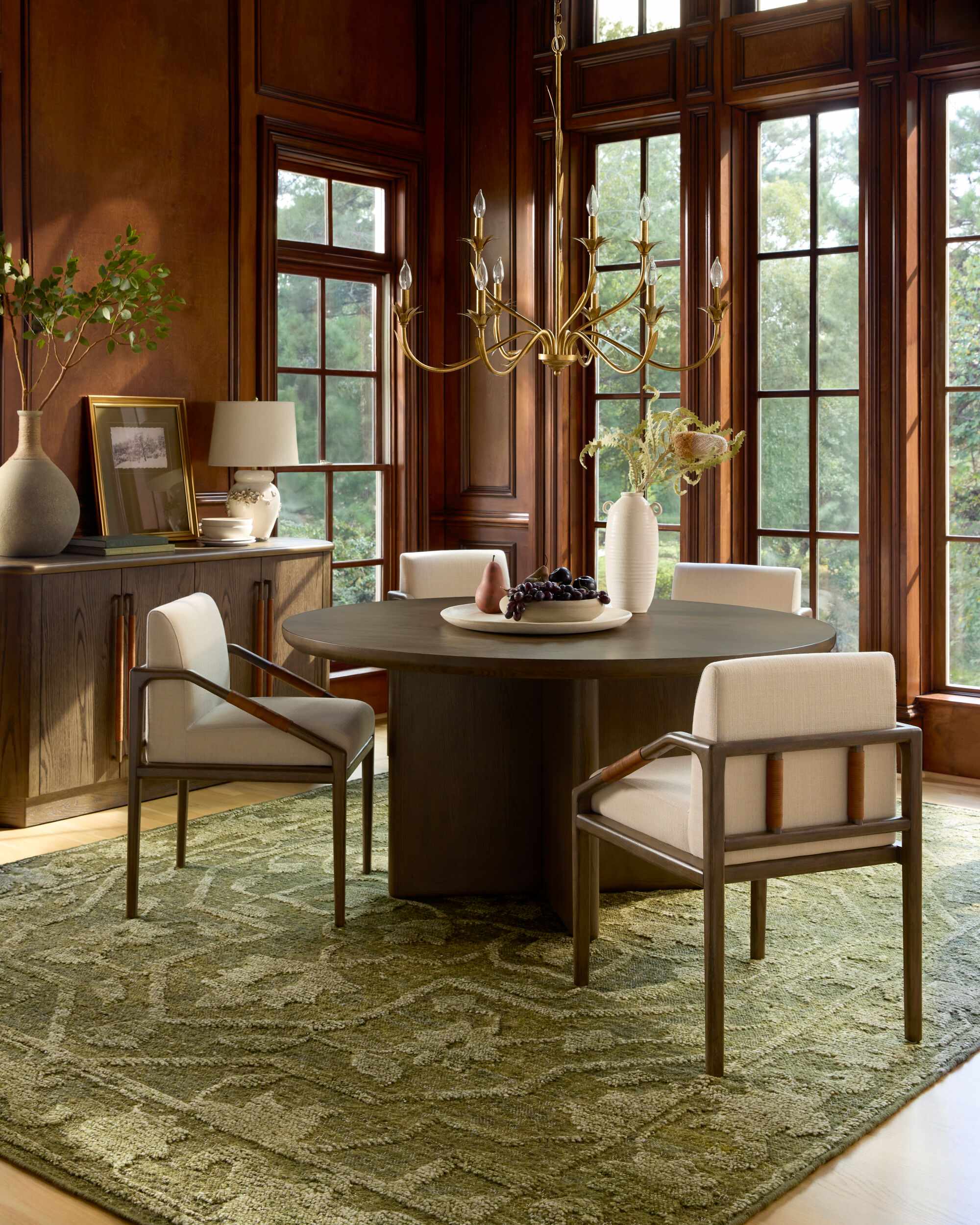 Tan Rustic Chandelier for dining or living rooms